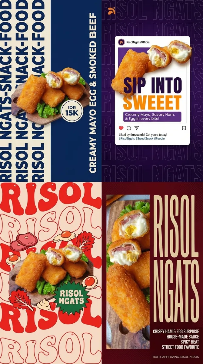 Creative campaign artwork